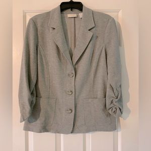 Chico’s Ruched 3/4 Jacket - women’s size 2 - maybe worn once?